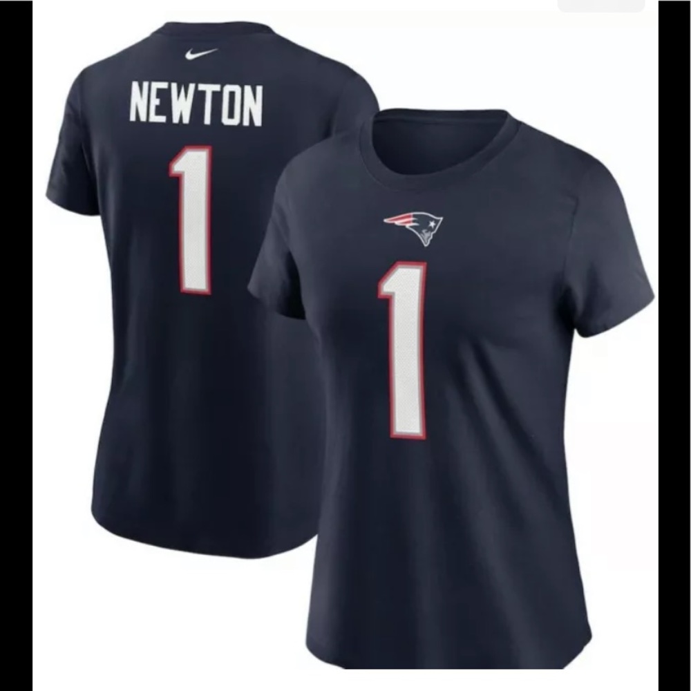 New Cam Newton New England Patriots Nike Womens XXL Standard Fit Player T-Shirt